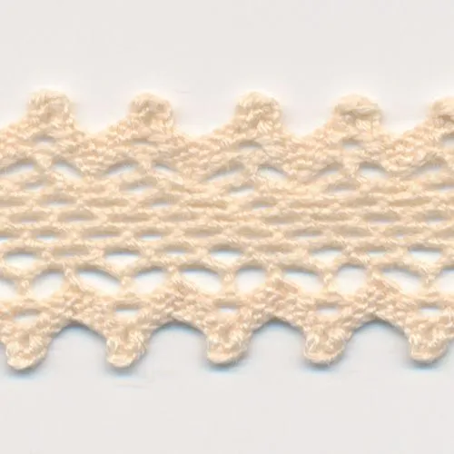 Organic Cotton Torchon Lace #00 Ecru