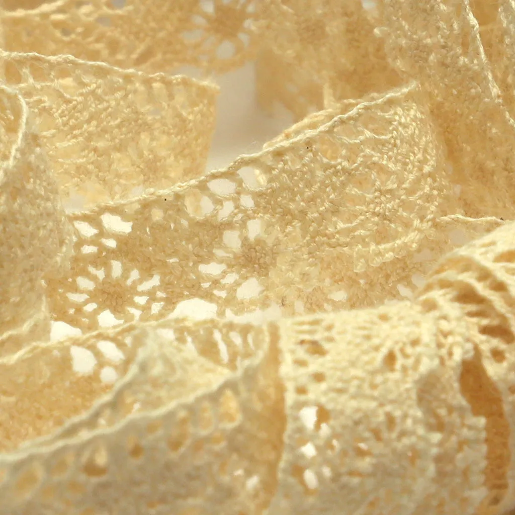 Organic Cotton Torchon Lace #00 Ecru