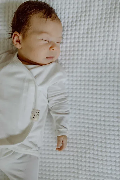 Organic Footed Romper - Milk