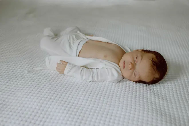 Organic Footed Romper - Milk