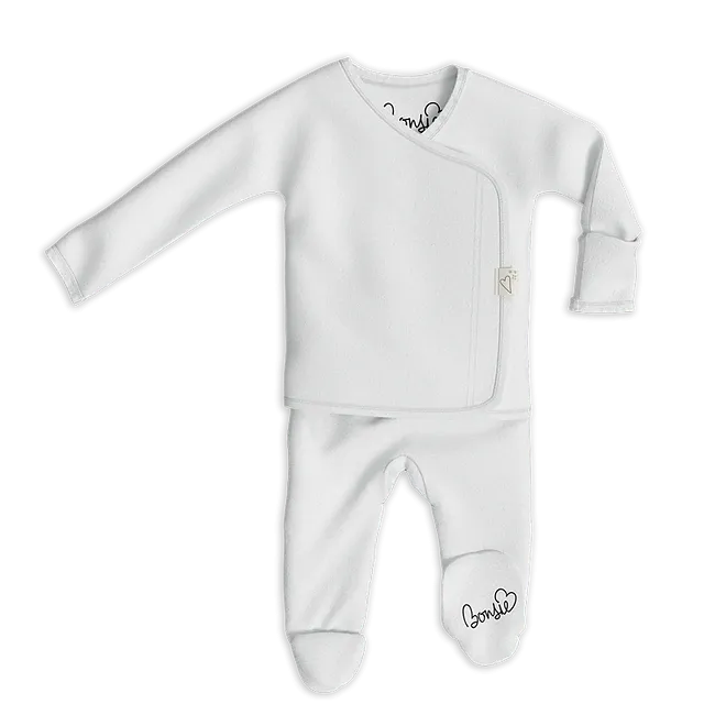 Organic Footed Romper - Milk