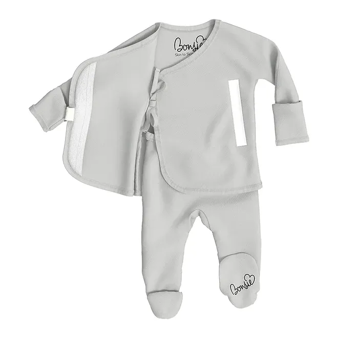 Organic Footed Romper - Mist