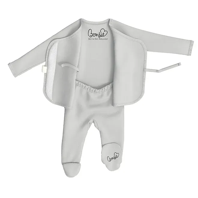 Organic Footed Romper - Mist