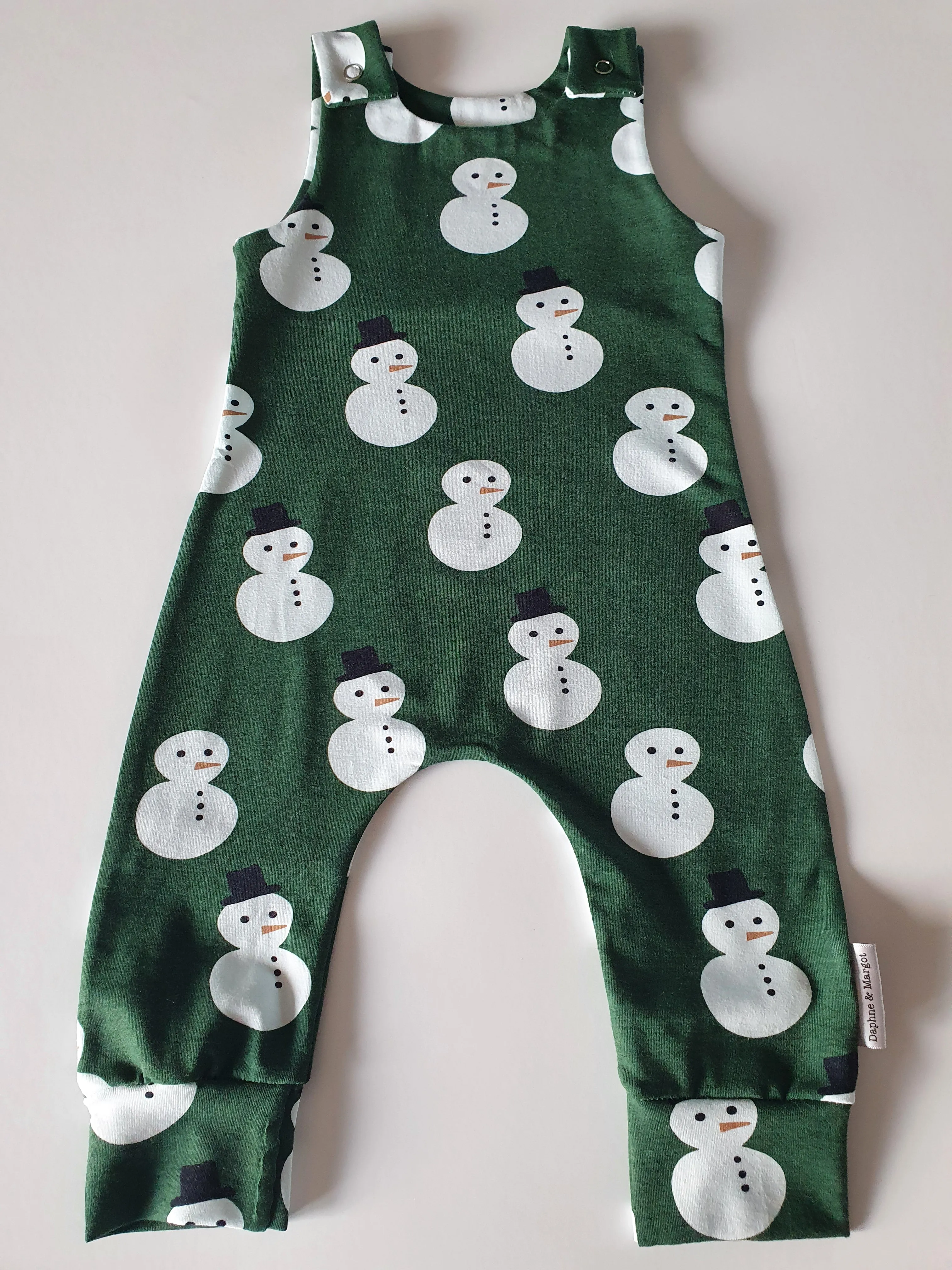 Organic Snowman Romper