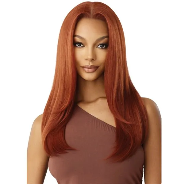 Outre Human Hair Blend 5x5 Lace Closure Wig - HHB NATURAL YAKI 22"