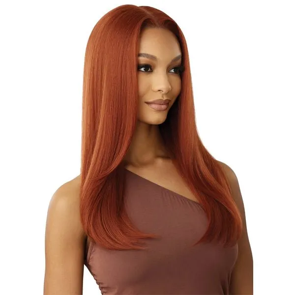Outre Human Hair Blend 5x5 Lace Closure Wig - HHB NATURAL YAKI 22"