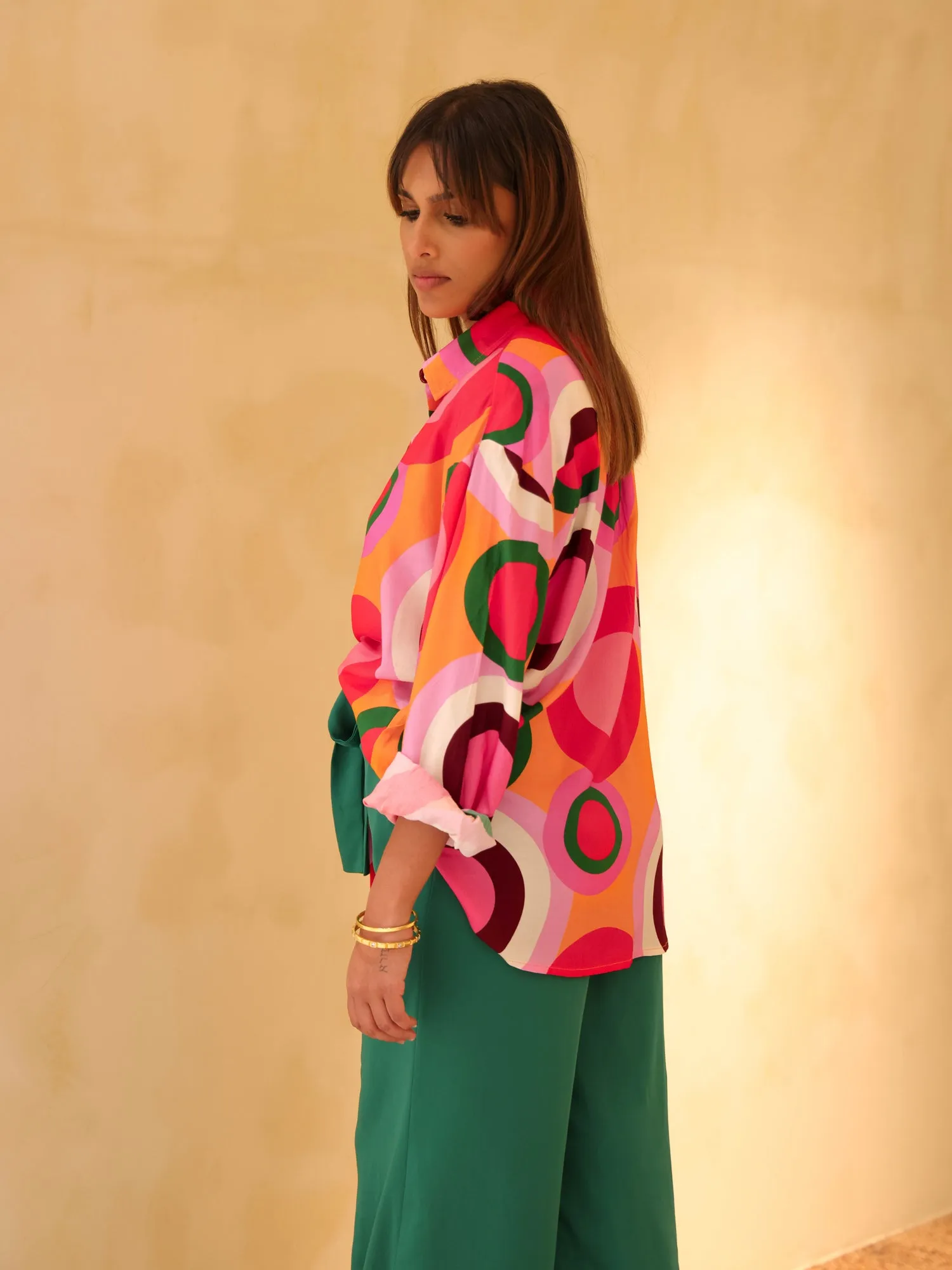 Over Sized Printed Shirt