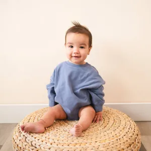 Oversized Cozy Romper - Dreamy Blue