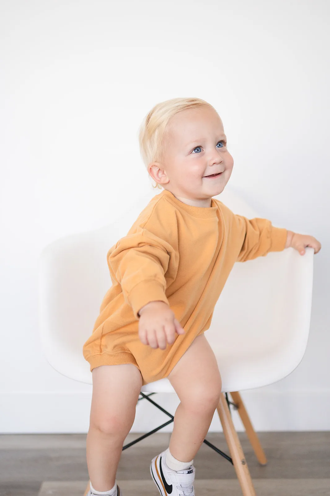Oversized Cozy Romper - Marigold