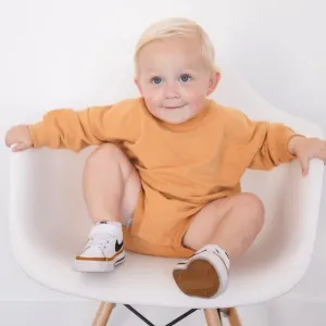Oversized Cozy Romper - Marigold