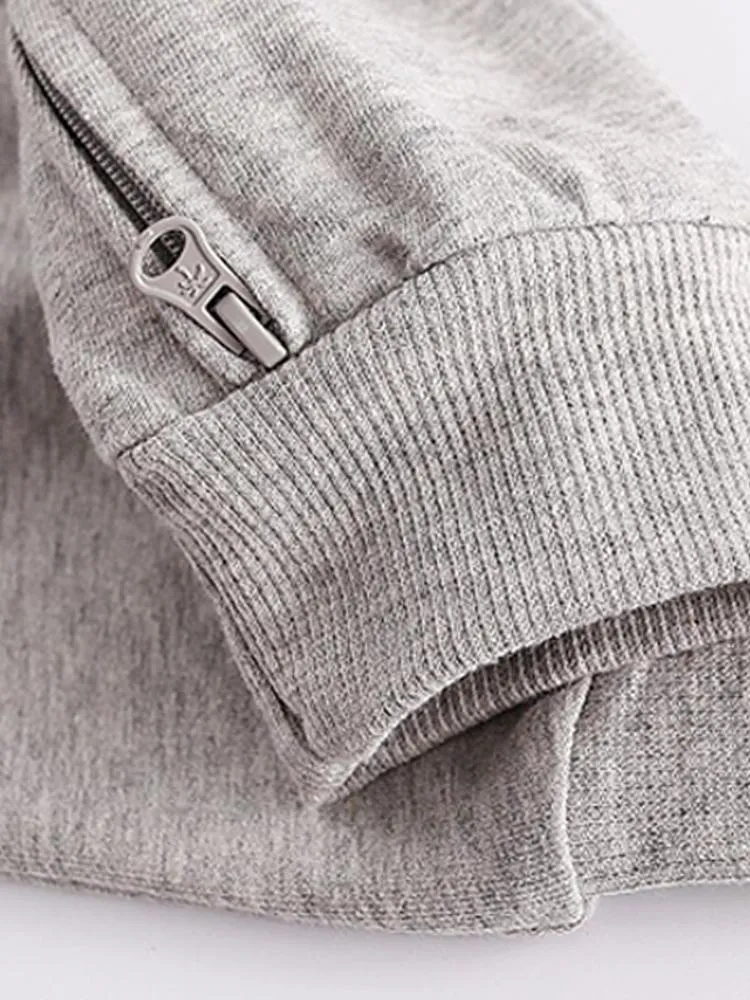 Pale Grey Dinosaur Baby Hooded Onesie With Dark Spikes 3 to 12 months