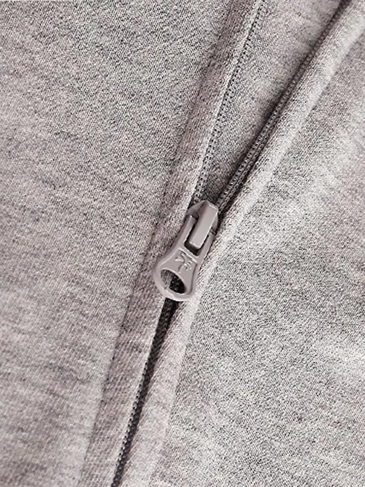 Pale Grey Dinosaur Baby Hooded Onesie With Dark Spikes 3 to 12 months