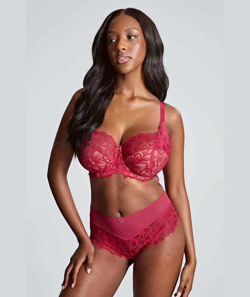 Panache Allure Deep Brief - Raspberry