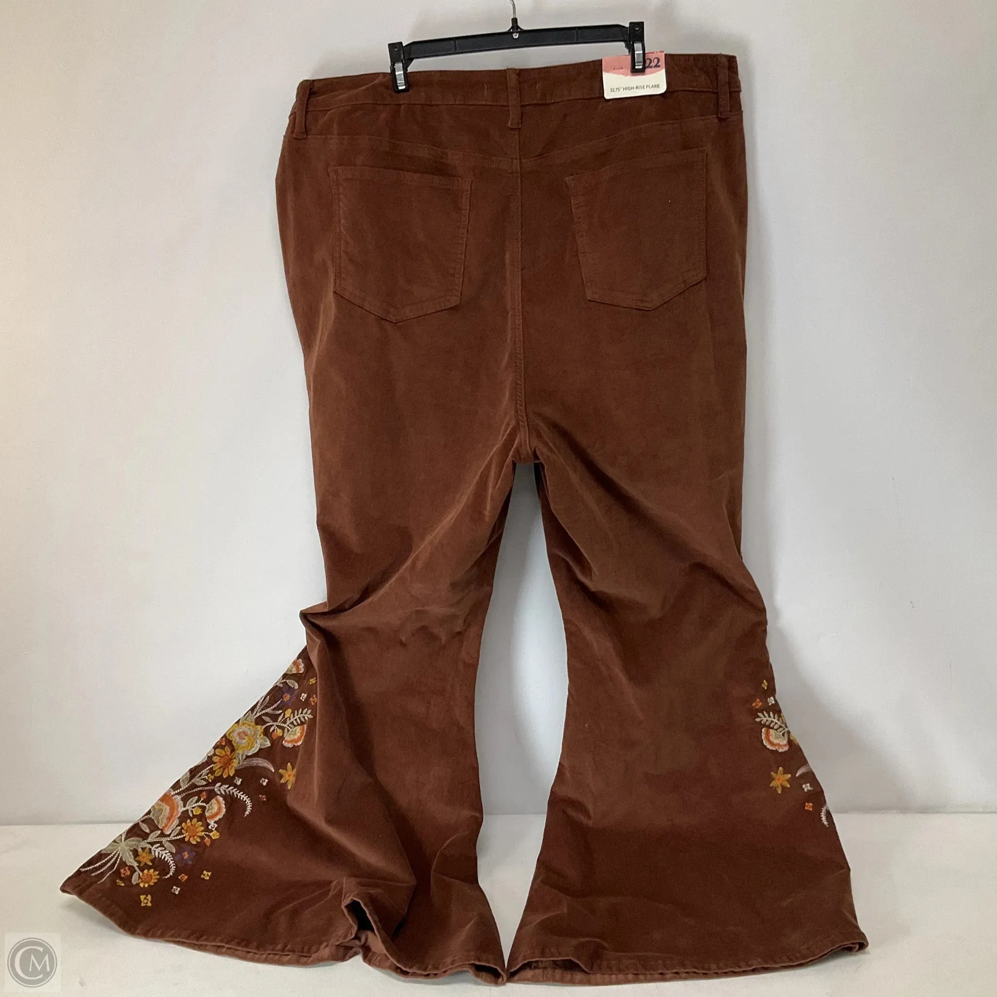 Pants Corduroy By Cmc In Brown, Size: 22