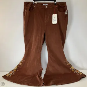 Pants Corduroy By Cmc In Brown, Size: 22