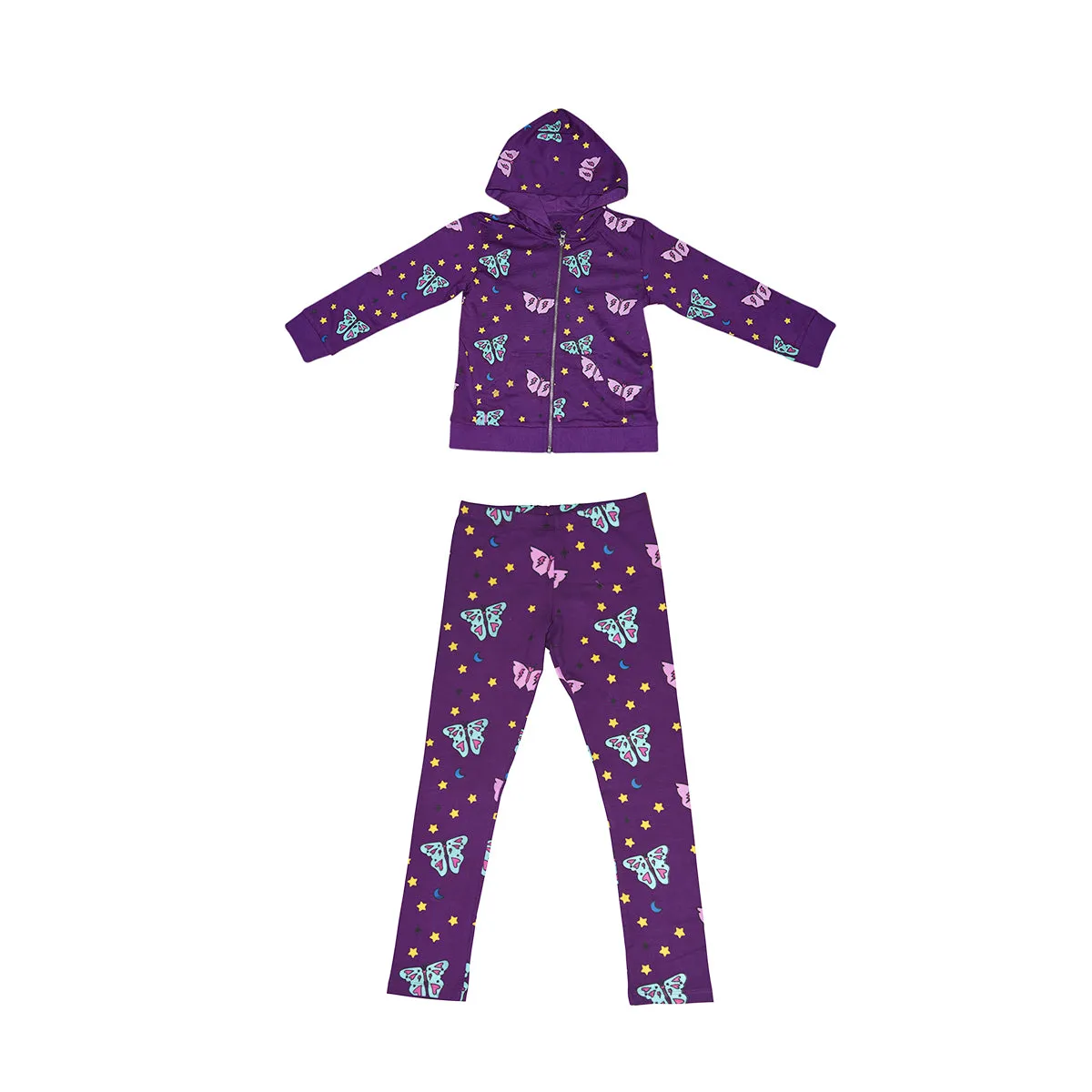 Papillon Leggings in Grape