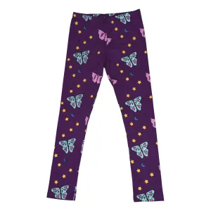 Papillon Leggings in Grape