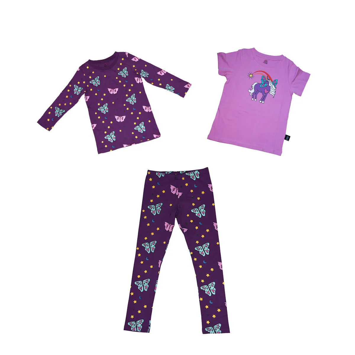Papillon Leggings in Grape
