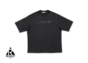 Paris Embroidered Tee "Black"