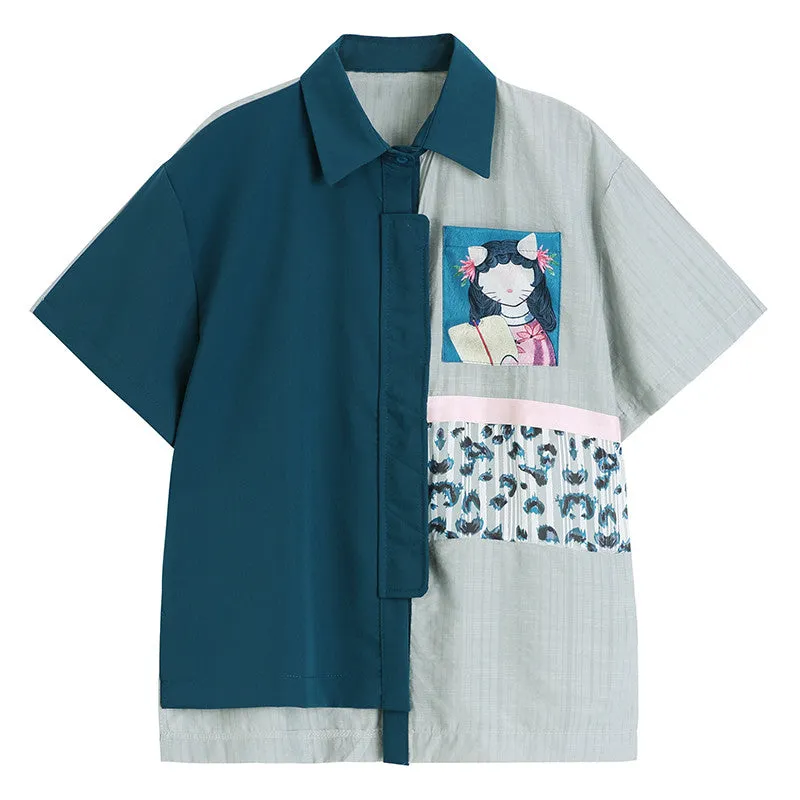 PATCHWORK PRINTED SHIRT UB3185