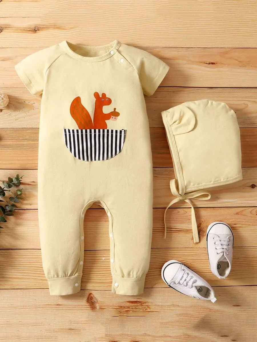 Peekaboo Pouch Sleepsuit Set