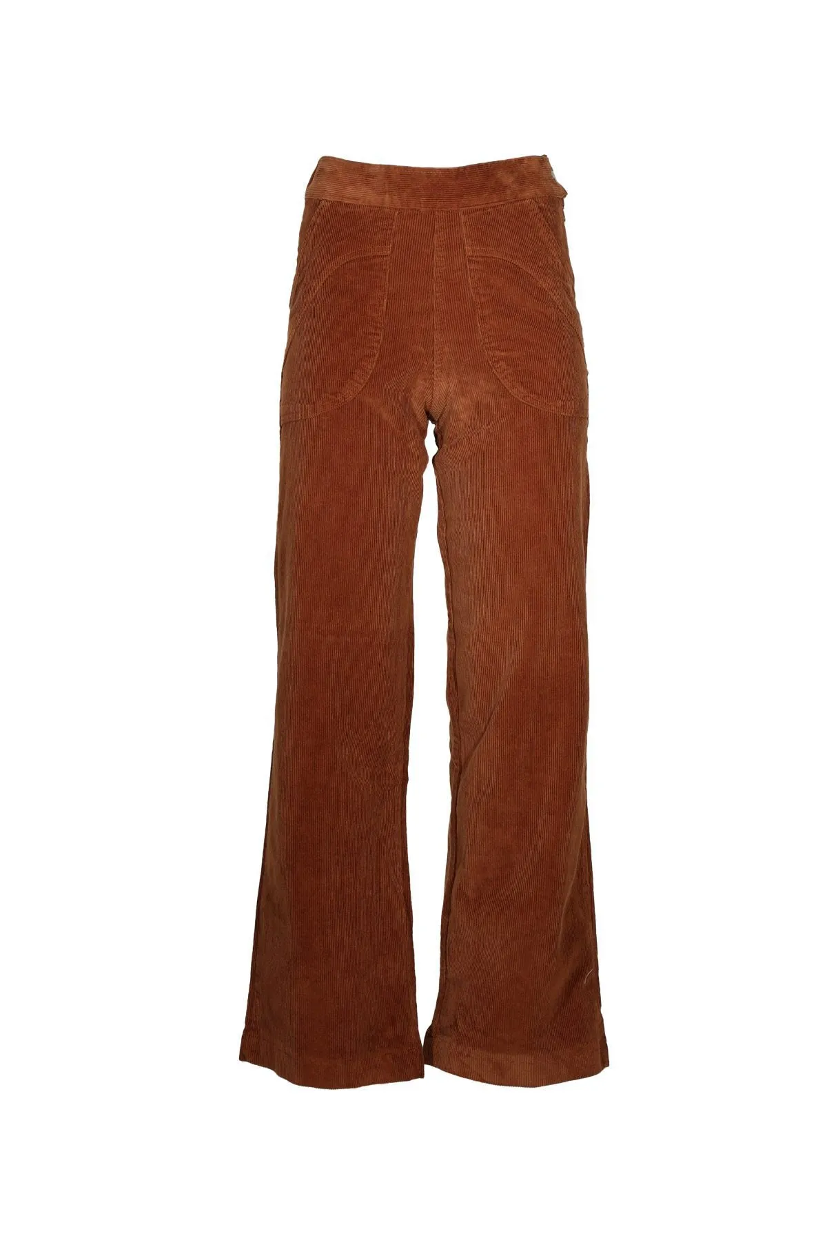 Peggy Lou Long Pants Caramel in Velvet Corduroy