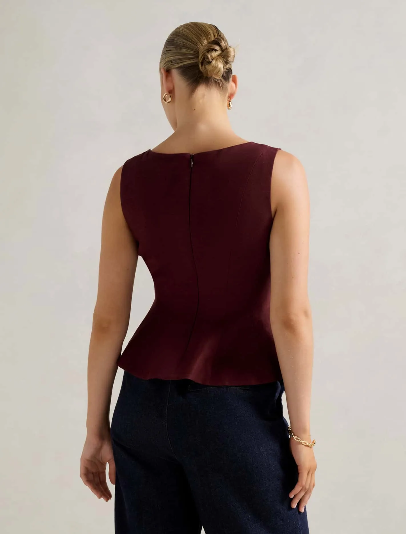 Penny Peplum Top