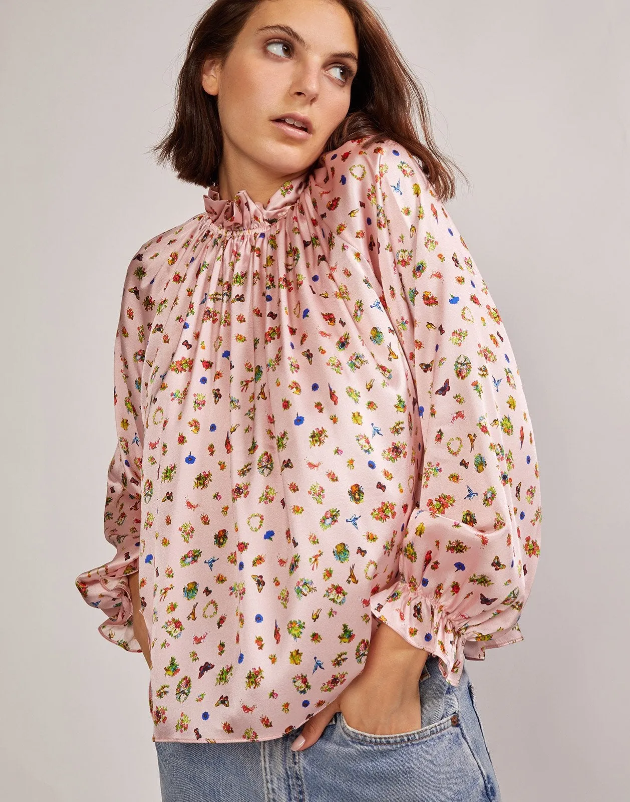 Penny Ruffle Sleeve Blouse