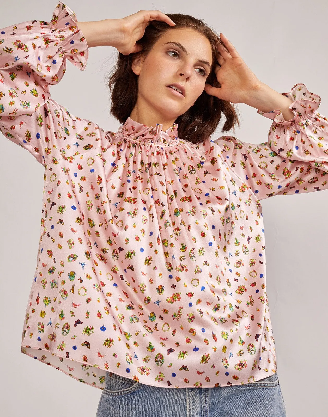 Penny Ruffle Sleeve Blouse