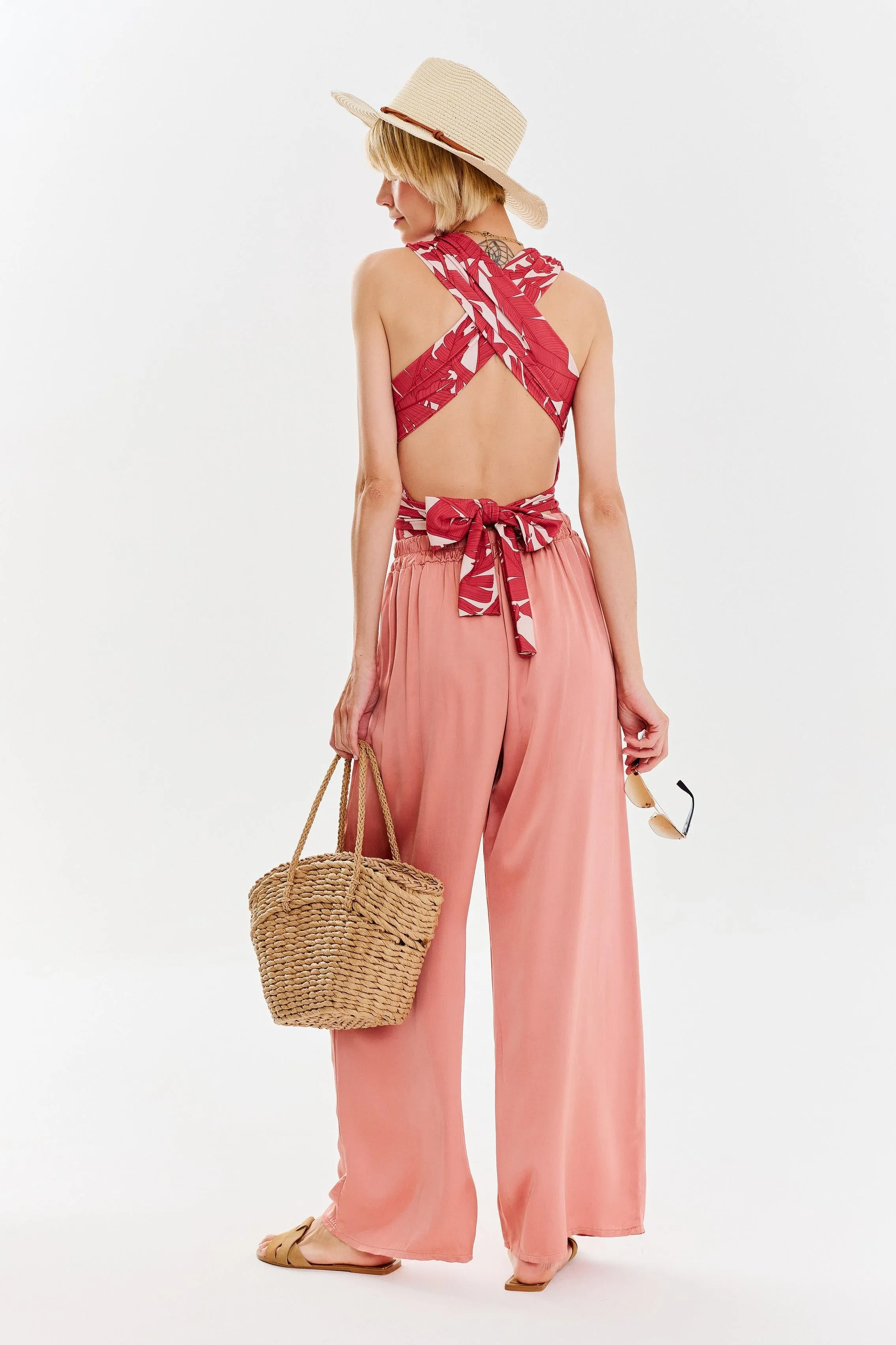 Pink Champagne wide pants