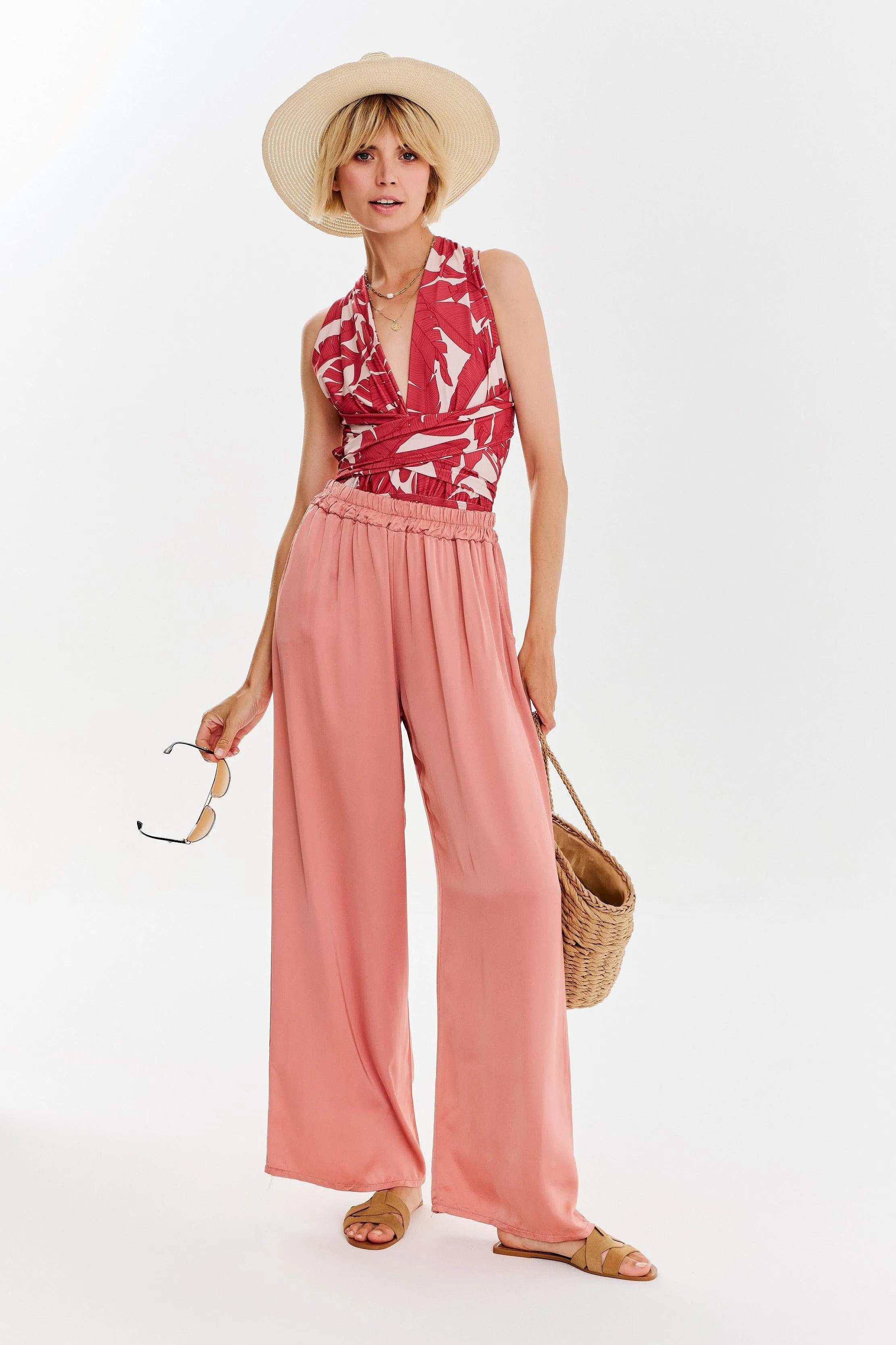Pink Champagne wide pants