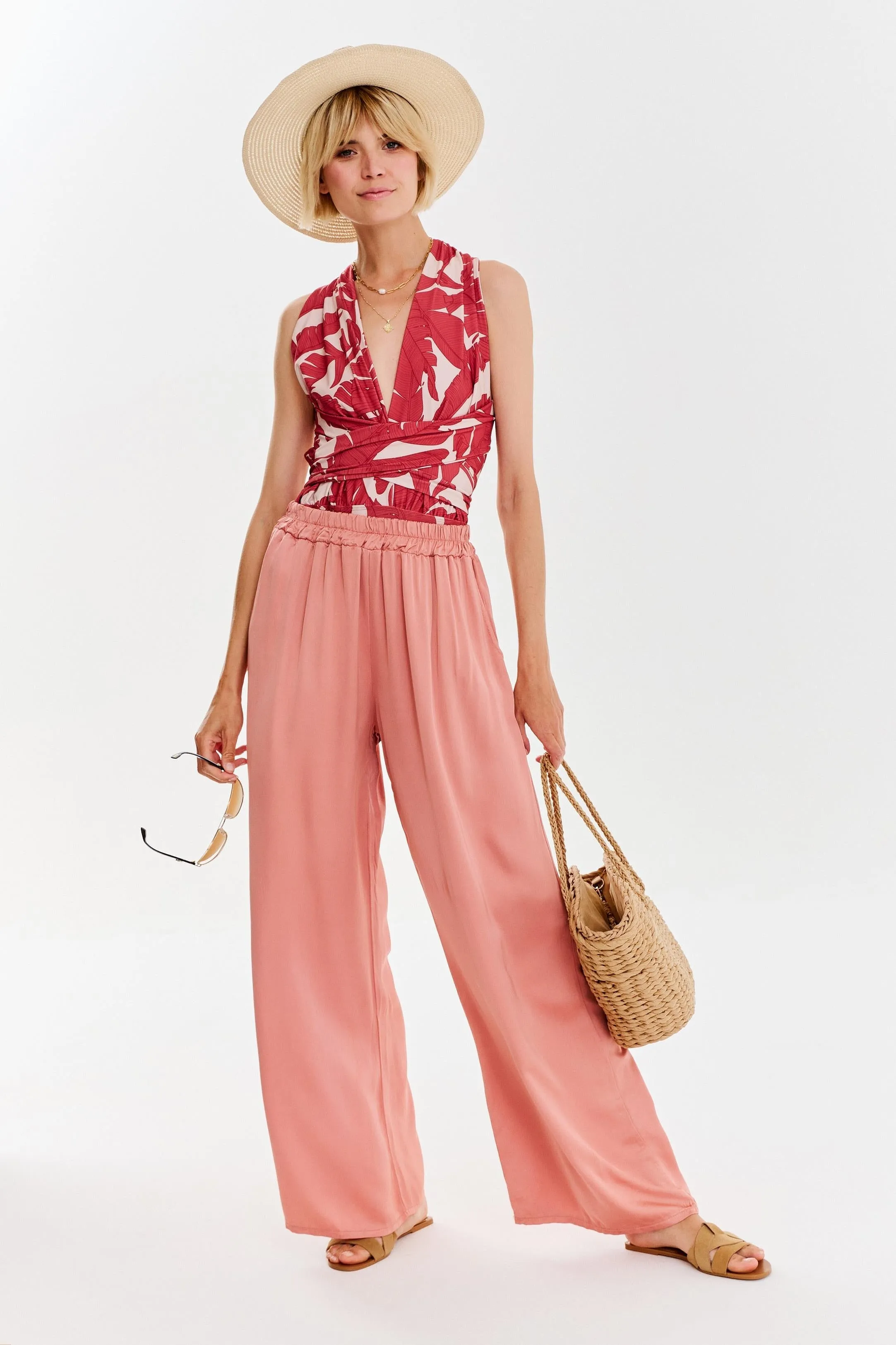 Pink Champagne wide pants