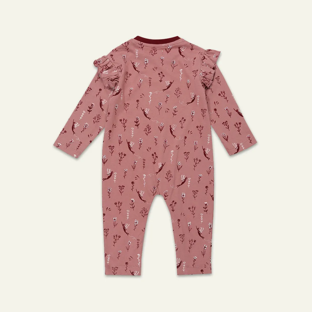 Pink Fairy Print Romper