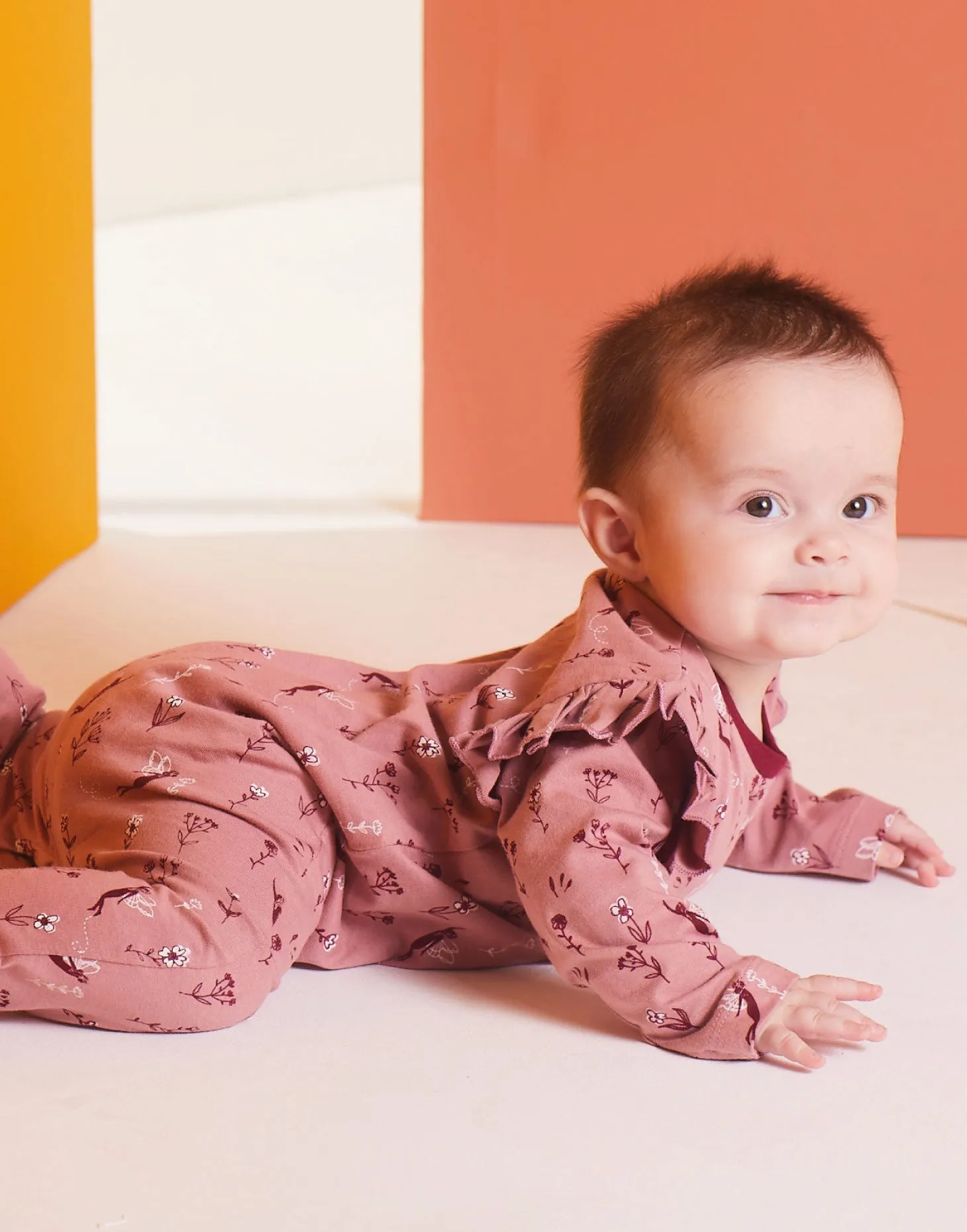Pink Fairy Print Romper