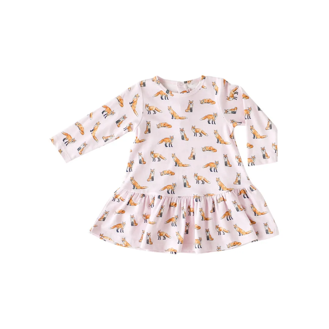 Pink Fox Swing Dress
