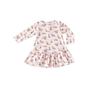 Pink Fox Swing Dress