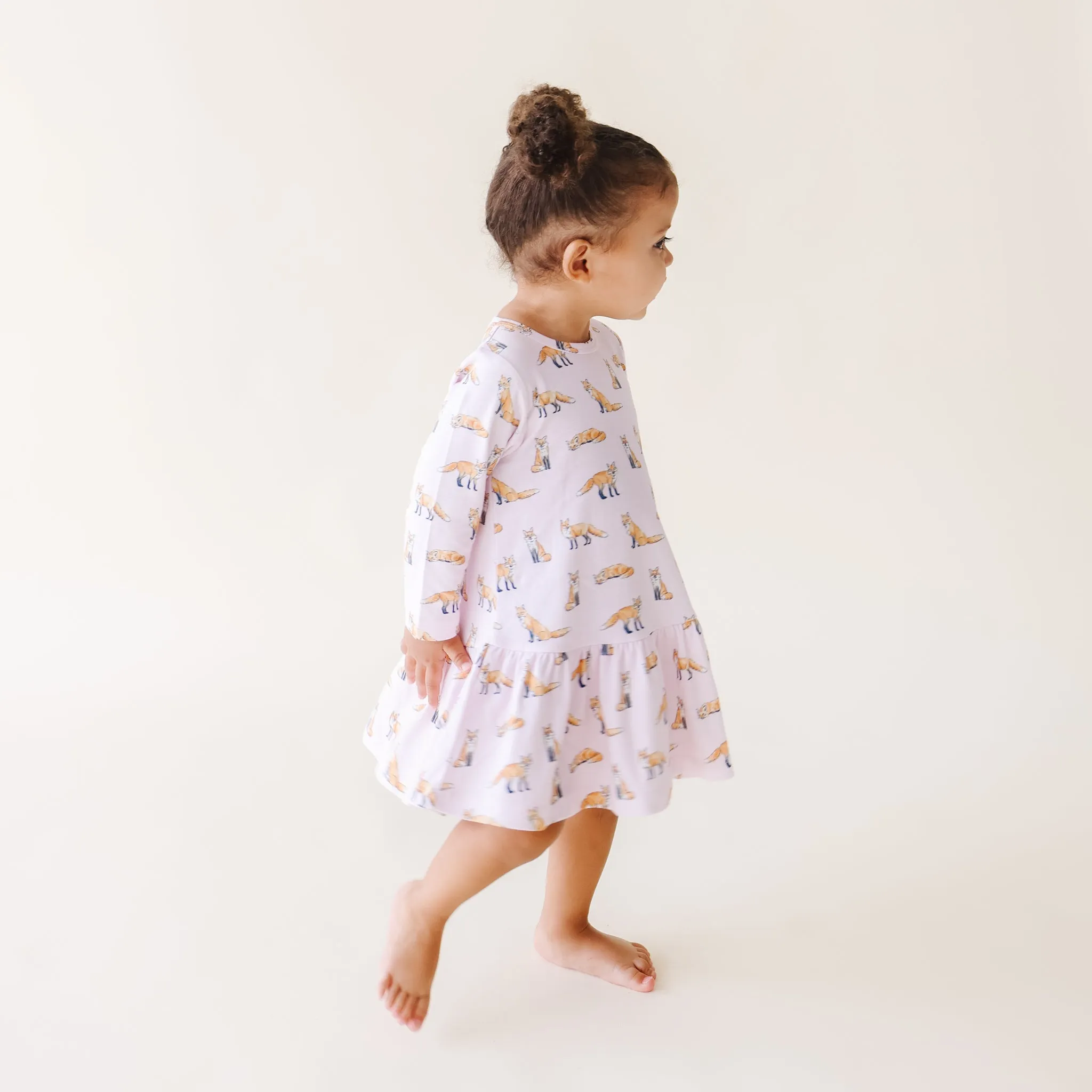 Pink Fox Swing Dress