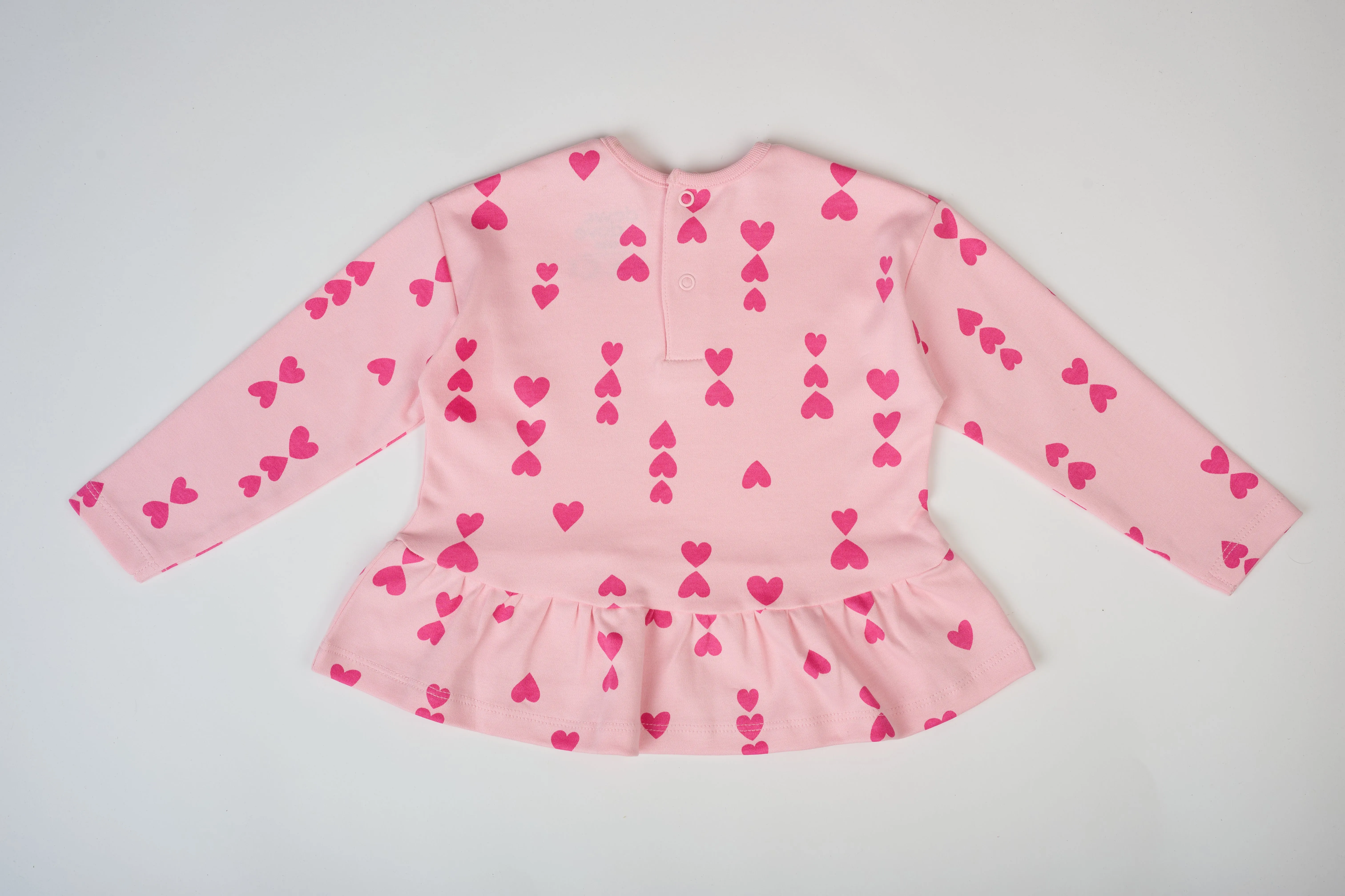 Pink-on-Pink Hearts Top
