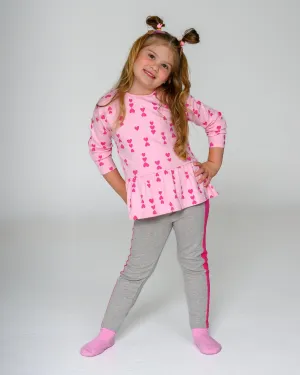 Pink-on-Pink Hearts Top