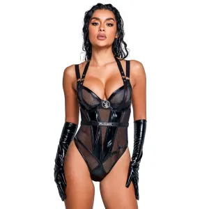 Playboy Collection - Blackout Fetish Teddy