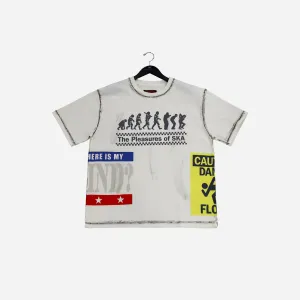 Pleasures Evolution Heavyweight T-Shirt P24SP019-White