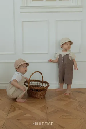 Pocket suspender rompers