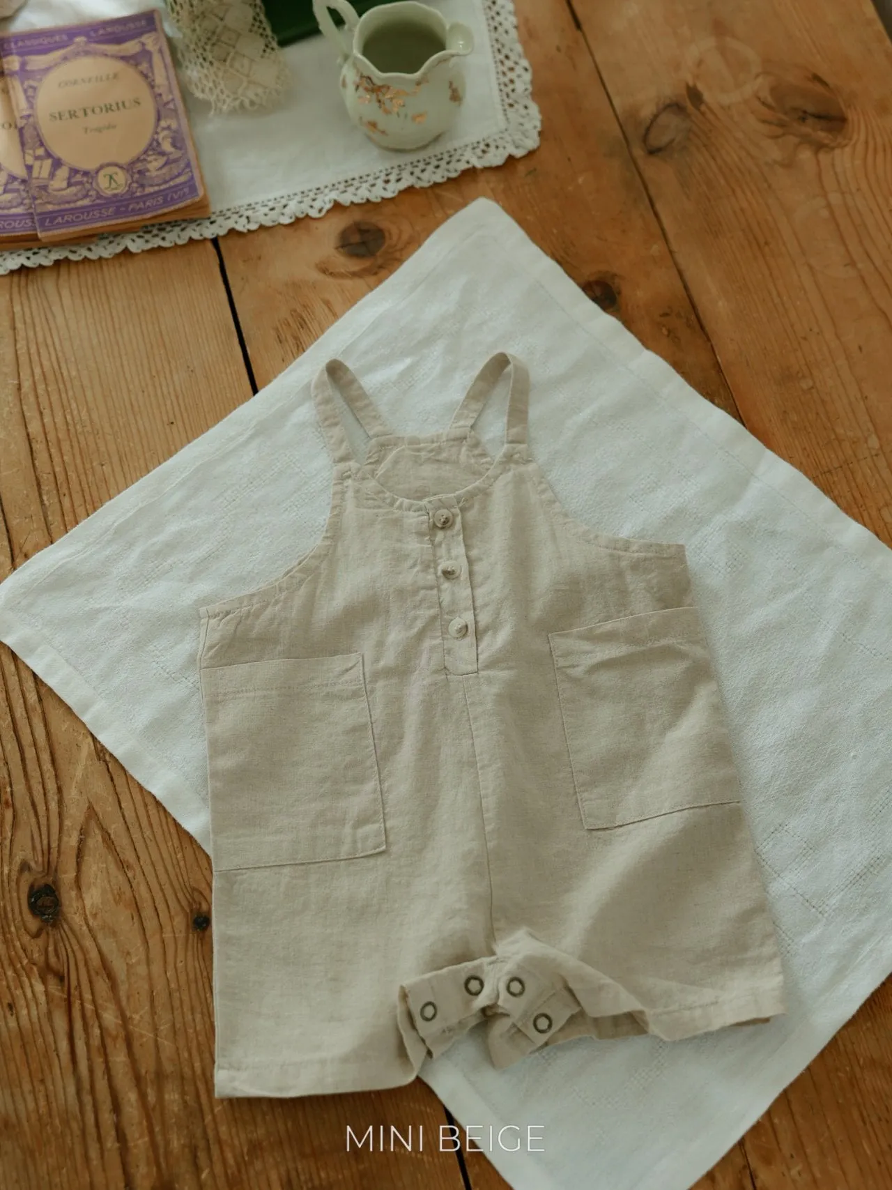 Pocket suspender rompers