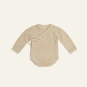 Poet Romper - Biscuit