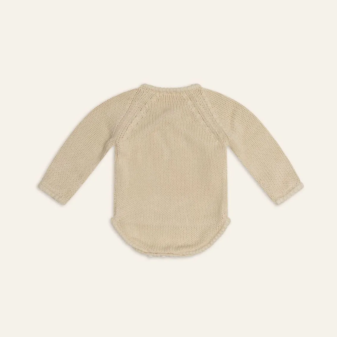 Poet Romper - Biscuit