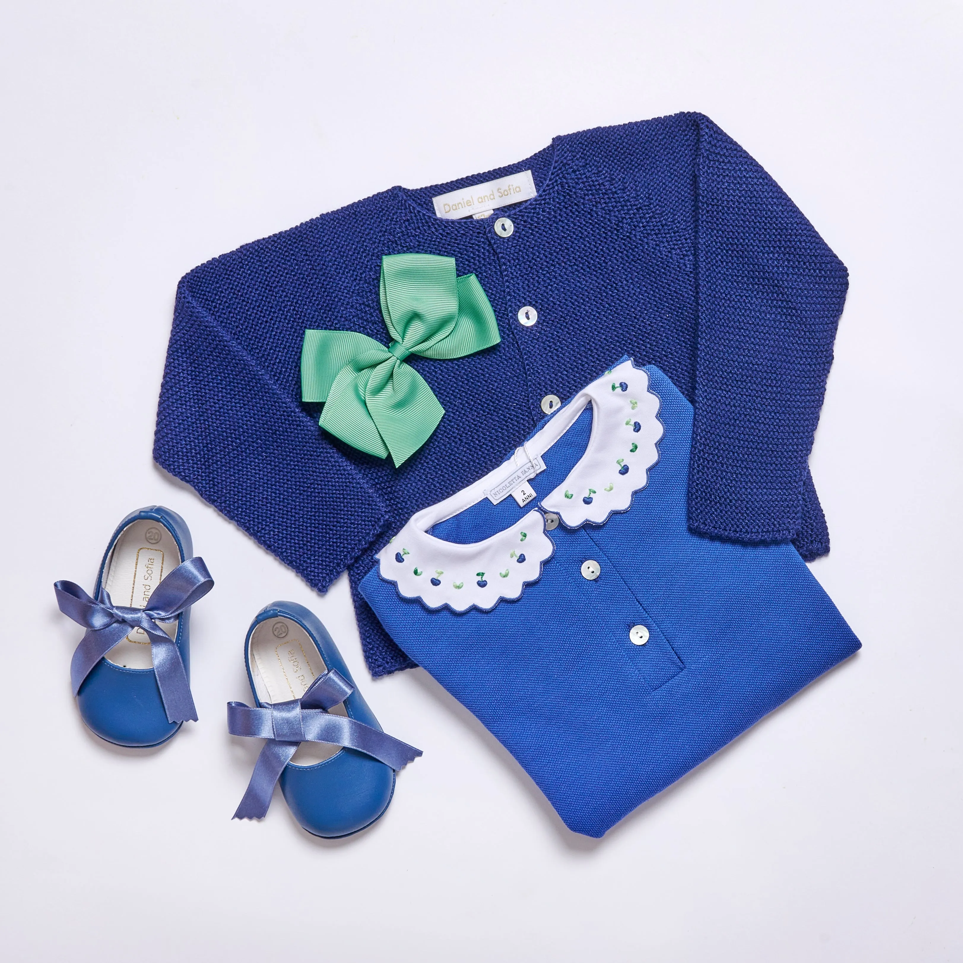 Polo long sleeves- Blue