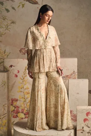 POMP PEPLUM SHARARA SET