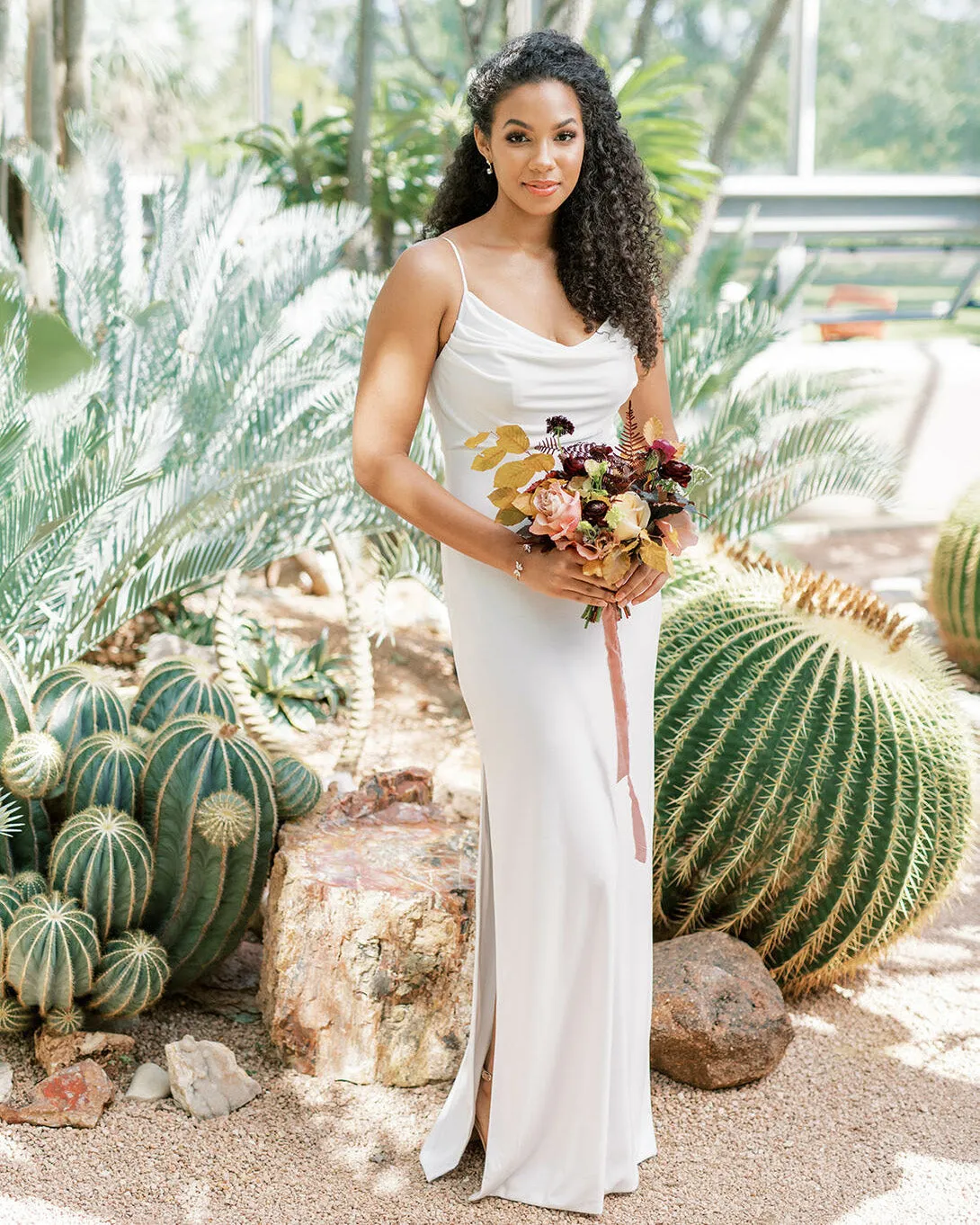Popular 2021 Long Velvet Bridesmaid Dresses with a Cowl Neckline Sheath Party Dress