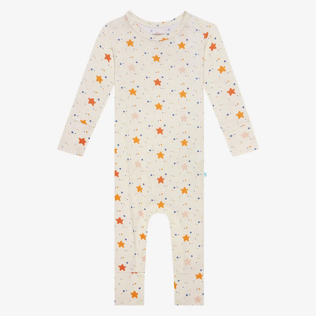 Posh Peanut Jetson-Long Sleeve Basic Romper