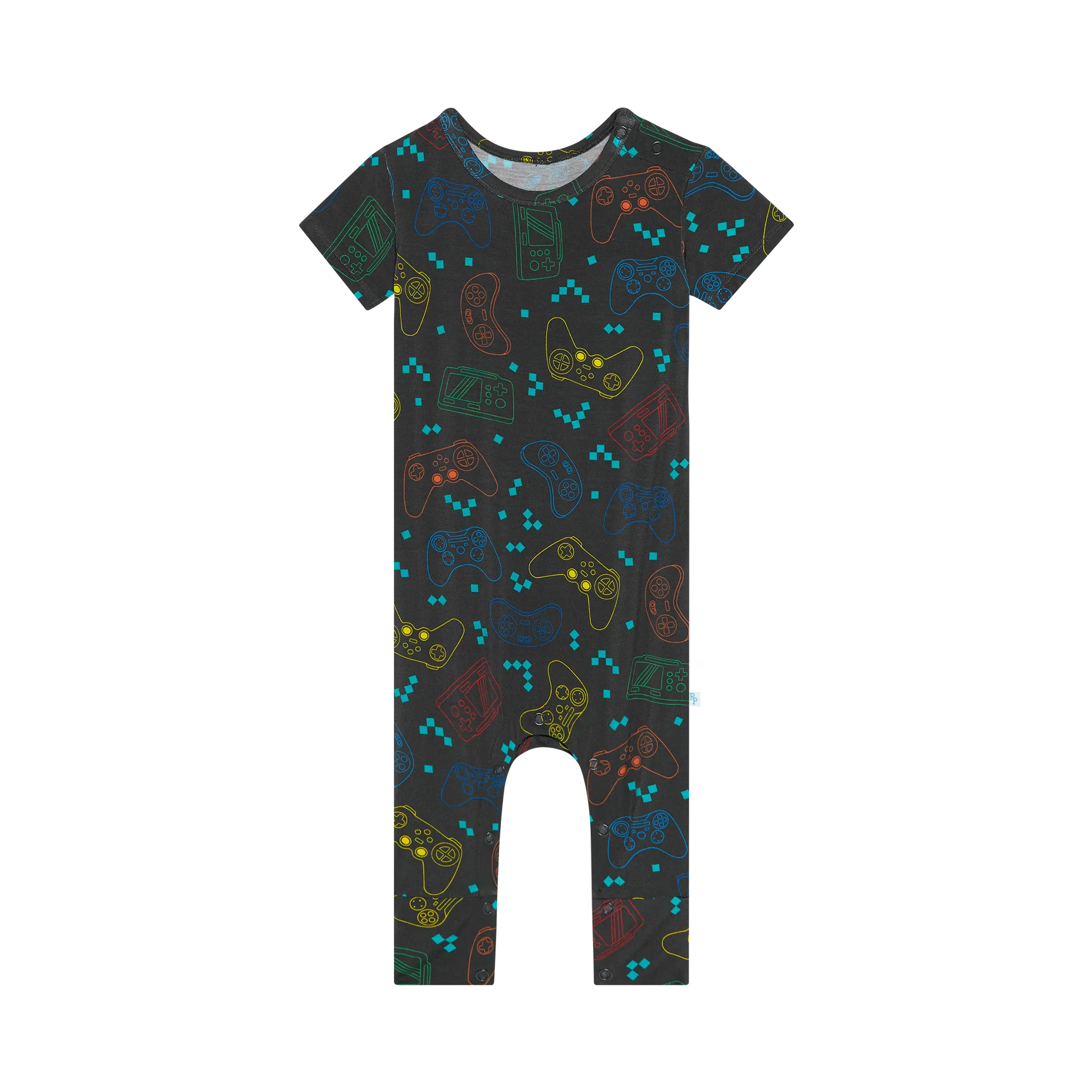 Posh Peanut Player One Short Sleeve Romper